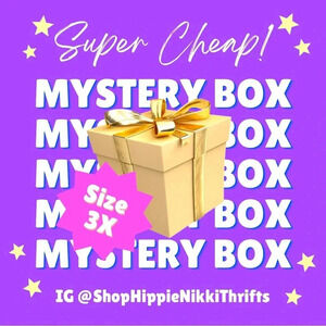 Mystery Box 5 lbs 4-7 items 4 CHEAP Womens Sz 3X Tops Shorts Pants Dress Skirts